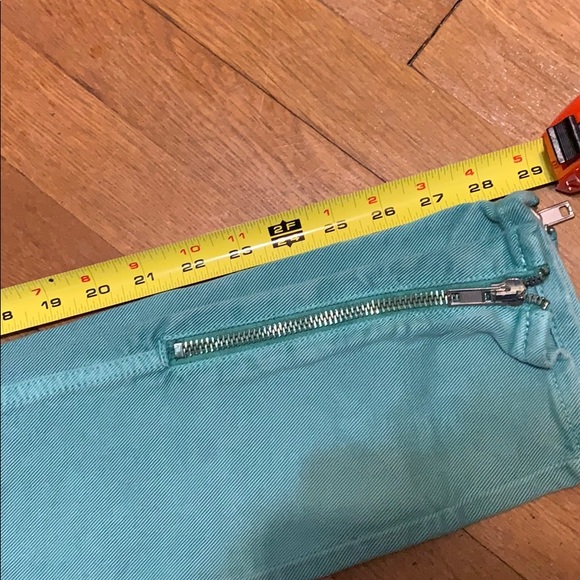 Sandro Paris Mint Jeans Sz 34FR = 0, 24/25, NWOT - Picture 6 of 9